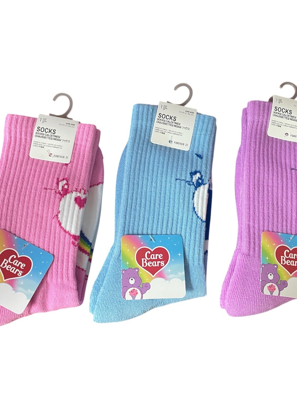 Women Care Bears Crew Socks PICK ONE